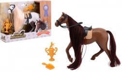 Cheval avec crinière à coiffer