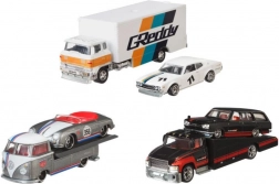 Camion et voiture de course Hot Wheels