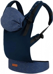 porte-bébé ergonomique MoMi Collet bleu