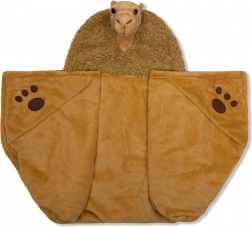 Couverture chauffante à capuche Chameau de Cozy Noxxiez