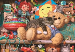 ANATOLIAN Puzzle Chaton sur l’étagère avec des jouets 260 pièces