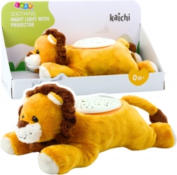 Lion en peluche avec projecteur et sons