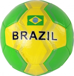 Drapeau de football du Brésil taille 5 diamètre 24 cm