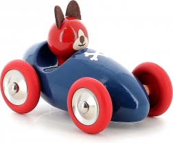 Vilac petite voiture de course en bois chien Lucien