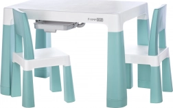 Table en plastique avec chaises Neo