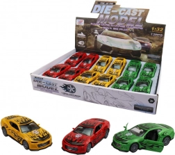 Voiture de course en métal avec portes ouvrantes