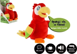 Perroquet Jaroušek répétant des phrases peluche jouet