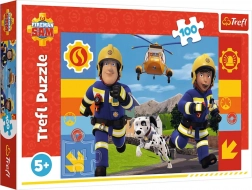 Puzzle 100 pièces – toujours serviable POMPIER SAM TREFL