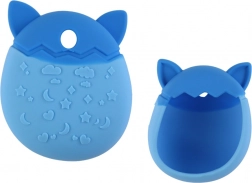 Coque en silicone pour Tamagotchi en forme de chat bleu