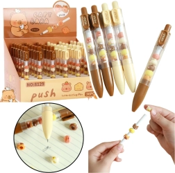 Stylo à figurines de capybara