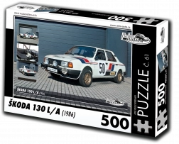 Puzzle voitures rétro Škoda 130 L 1986 500 pièces