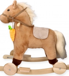 Cheval à bascule avec carotte