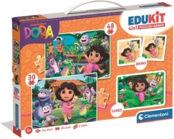 Clementoni Edukit 4 en 1 Dora the Explorer