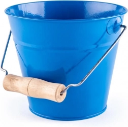 Woody seau de jardin bleu en métal