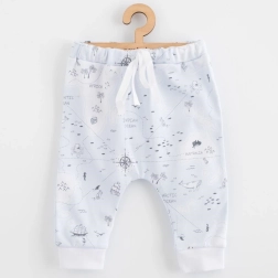 jogging pour bébé en coton jogger new baby pour bébés ocean 74 (6–9 mois)