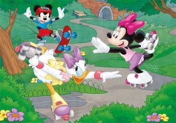 Puzzle Minnie fait du sport 100 pièces XL
