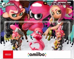 figurines amiibo SPLATOON Octoling – lot de 3 pièces