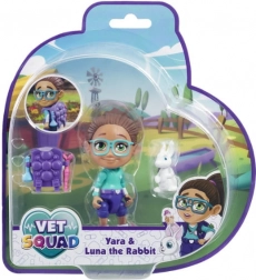 Poupée Yara et lapin Luna – SUPER VET SQUAD par Goliath Games