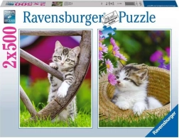 Puzzle Chatons à la campagne 2×500 pièces RAVENSBURGER