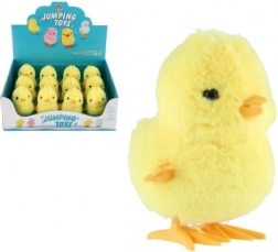 Poulet plastique sauteur à remonter