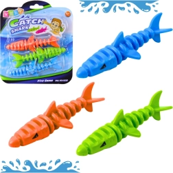 Jouets de plongée pour l’eau – requins colorés, lot de 3 pièces