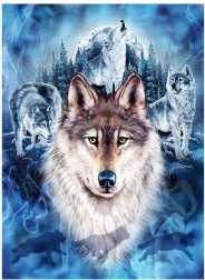 Puzzle Meute de loups 1000 pièces