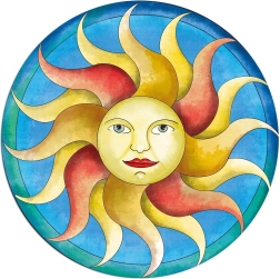 Puzzle rond CURIOSI Picoli Soleil 33 pièces