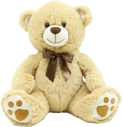 steppos ours en peluche beige clair 40 cm