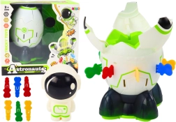 Jeu d’adresse Astronaute bondissant avec fusée