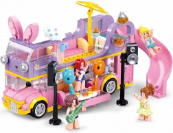 Sluban rock bus résidentiel musical à impériale kit de construction