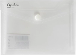 Pochette avec pression pour documents A6 Opaline transparent