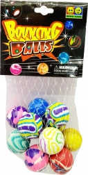 Set de balles rebondissantes 12 pcs, 2,5 cm