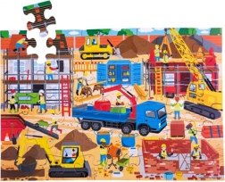 Puzzle de sol Chantier 48 pièces