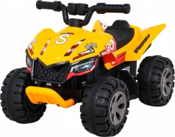 Quad électrique pour enfants The Fastest avec moteur 25 W – jaune