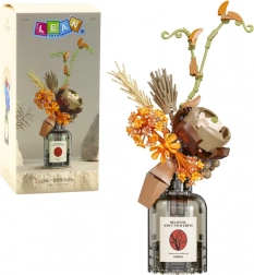 Jeu de construction Bouquet d’automne dans un vase beige-brun, 362 pièces