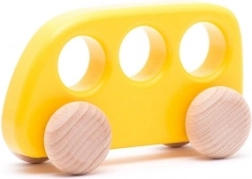 Autobus jaune en bois pour enfants