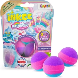 Inkee bombes effervescentes Rainbow World 3x