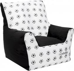 Fauteuil pour enfants avec rembourrage à billes New Baby Football