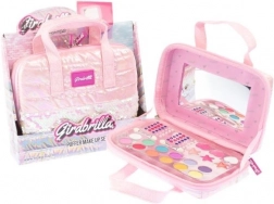 Trousse de maquillage GIRABRILLA avec sequins roses et miroir
