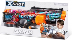 ZURU X-Shot Skins Last Stand Graffiti pistolet lance-mousses (16 fléchettes)