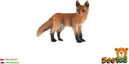 Figurine de renard roux Zooted de 9 cm