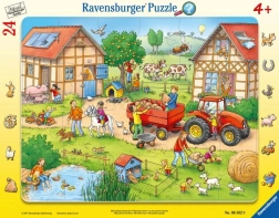 Puzzle encadré pour enfants 24 pièces Ma petite ferme Ravensburger