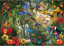 Eurographics Puzzle Paradis des oiseaux tropicaux XL