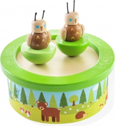 Boîte à musique en bois BIGJIGS TOYS Woodland