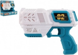 Pistolet à bulles avec recharge 19cm