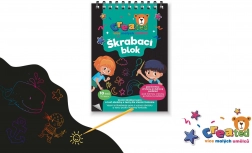 Feuilles de notes à gratter colorées 10×14 cm, 10 pcs