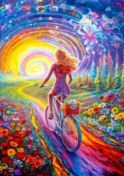 Enjoy puzzle Pédales de liberté 1000 pièces