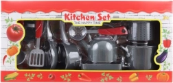 Set de vaisselle en plastique pour cuisine enfant