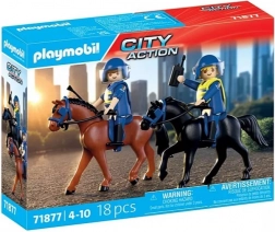 Playmobil patrouille équestre de police Action Heroes