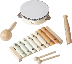 Set musical pour enfants 4 en 1 en bois